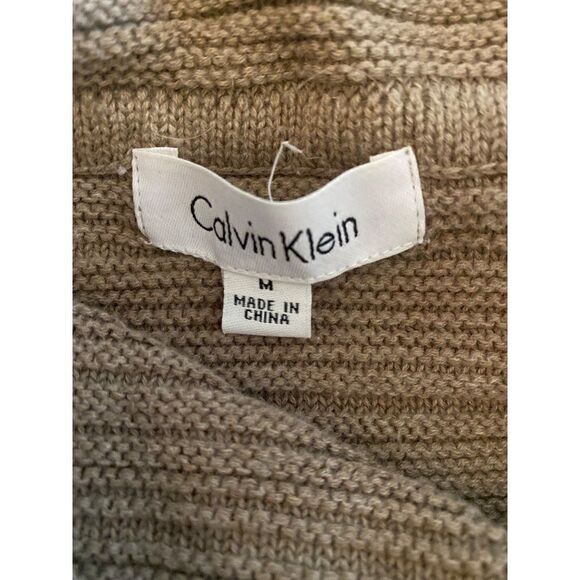 Calvin Klein, women's being cowl neck long sleeve pullover cotton sweater sz med - Picture 8 of 9